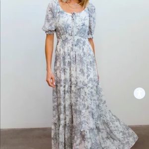 NWT Baltic Born Alice Smocked Maxi Dress, XL